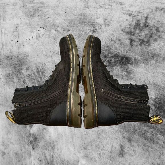 Dr Martens Combs Tech junior Youth Size 3 Boots Black Leather AirWair AW004 - Picture 5 of 9